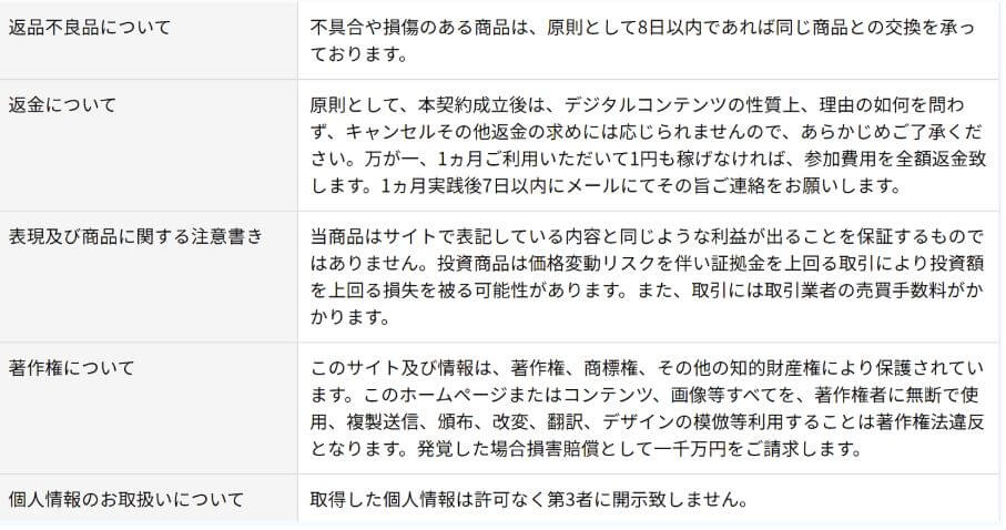 大野肇氏のWESULT_特商法