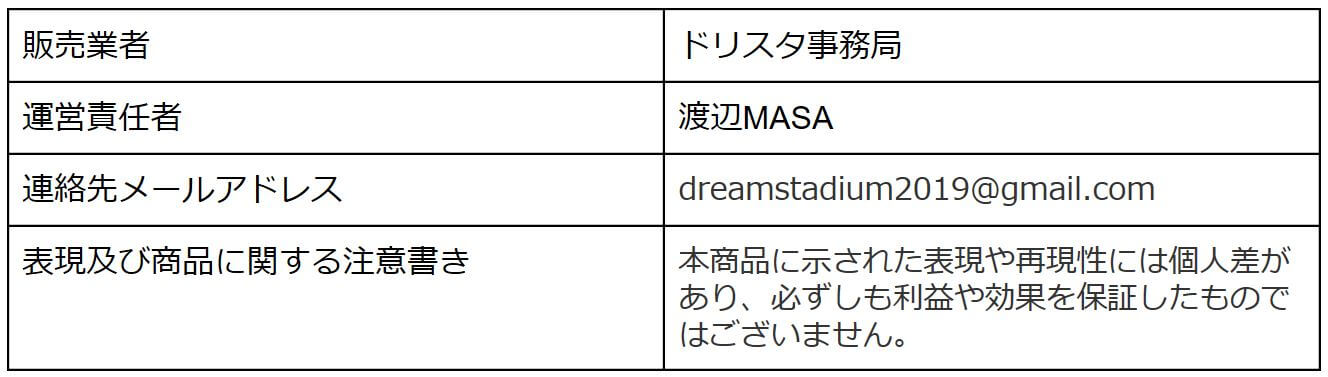 渡辺MASAのDREAMスタジアム_特商法01