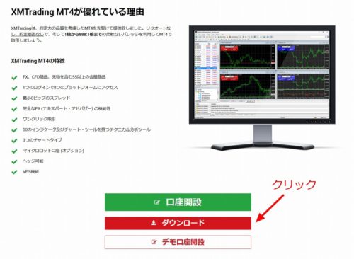 MT4 ダウンロード