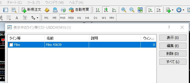 フィボナッチ設定