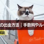 XMの出金方法とルールとは?着金までの時間が早い送金方法とは