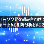 ローソク足を組み合わせてチャートから相場分析をする方法